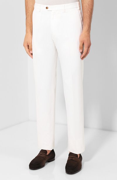 Брюки из смеси хлопка и льна LORO PIANA, арт. FAB9001, фото 3