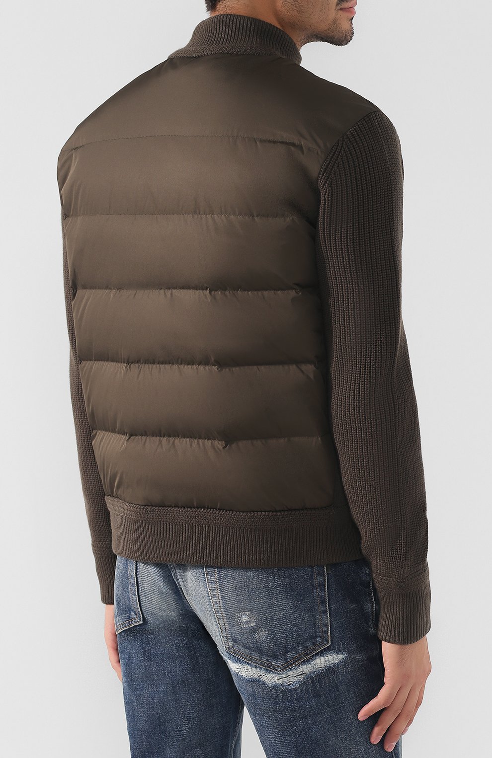 Стеганый бомбер на молнии с воротником-стойкой RALPH LAUREN, арт. 790714512, фото 4