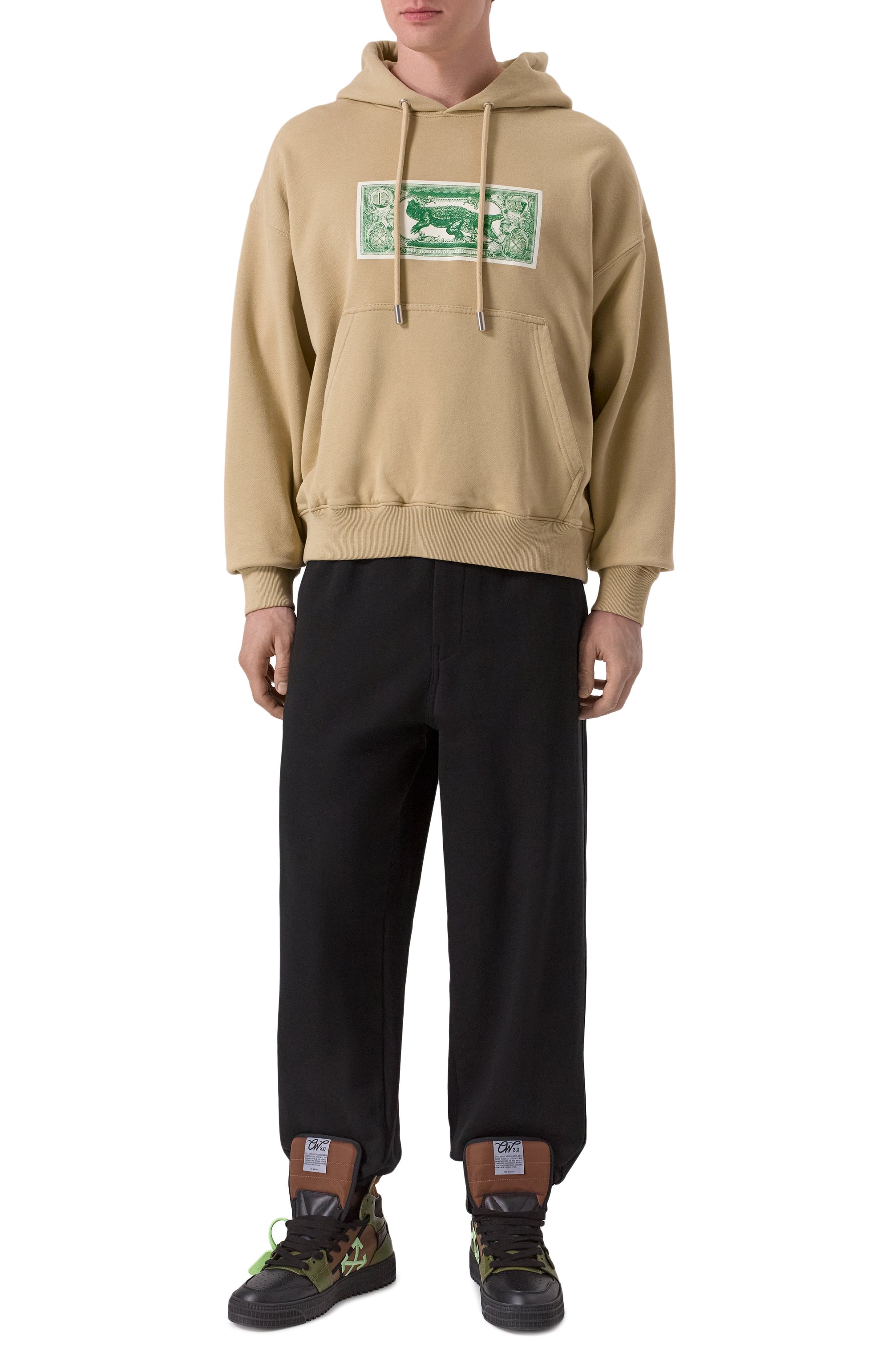 Комбинированные кеды 3.0 off court courtesy OFF-WHITE, арт. 0MIA065S25LEA003, фото 2