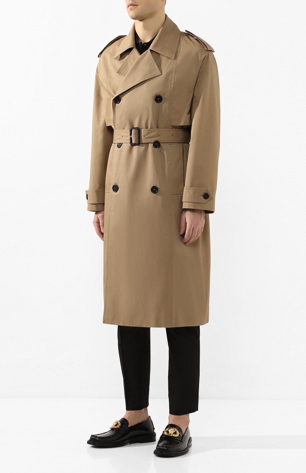 Хлопковый тренч SAINT LAURENT, арт. 611003/Y3A99, фото 3