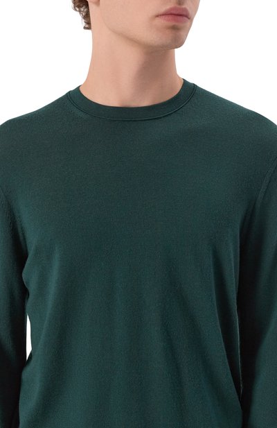 Шерстяной джемпер BOGNER темно-зеленого цвета по цене 23700 руб., арт. 88509785, фото 5 Шерстяной джемпер BOGNER, арт. 88509785, фото 5