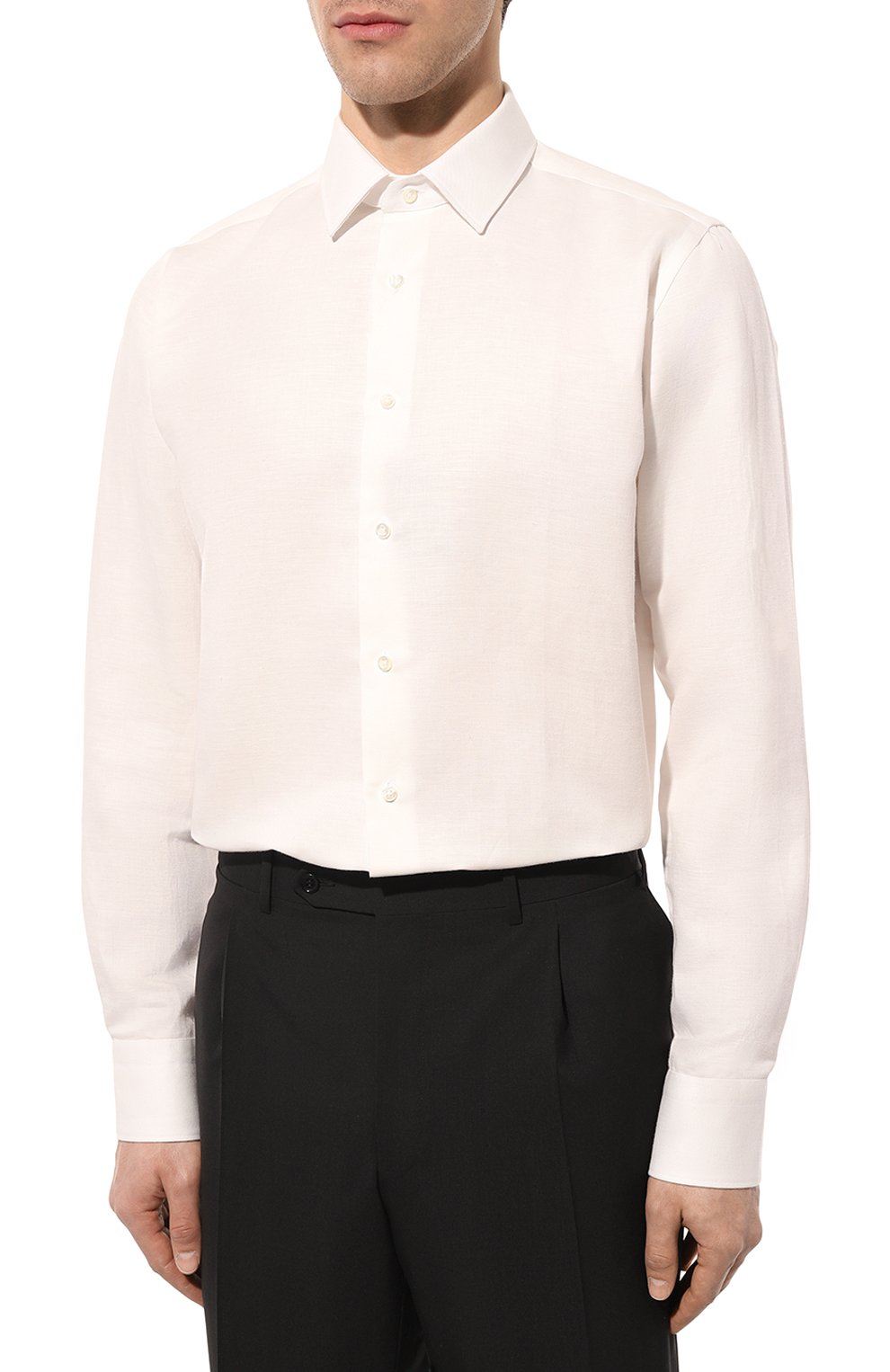 Рубашка изо льна и хлопка CANALI, арт. 7A1/GD03158, фото 4