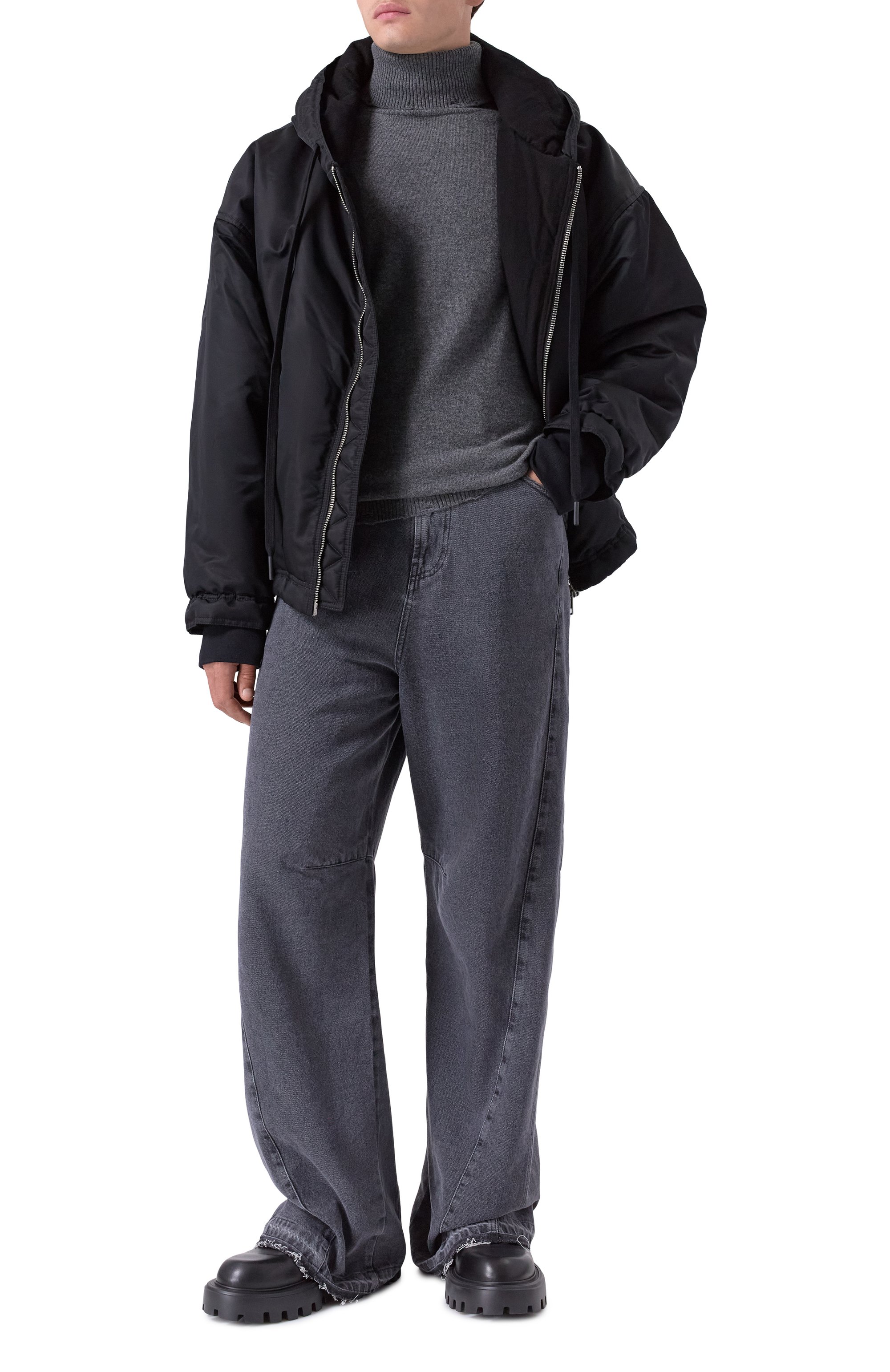 Водолазка из кашемира и шерсти ANDREA YA'AQOV, арт. 25MMAG09/CASHMERE W00L, фото 2