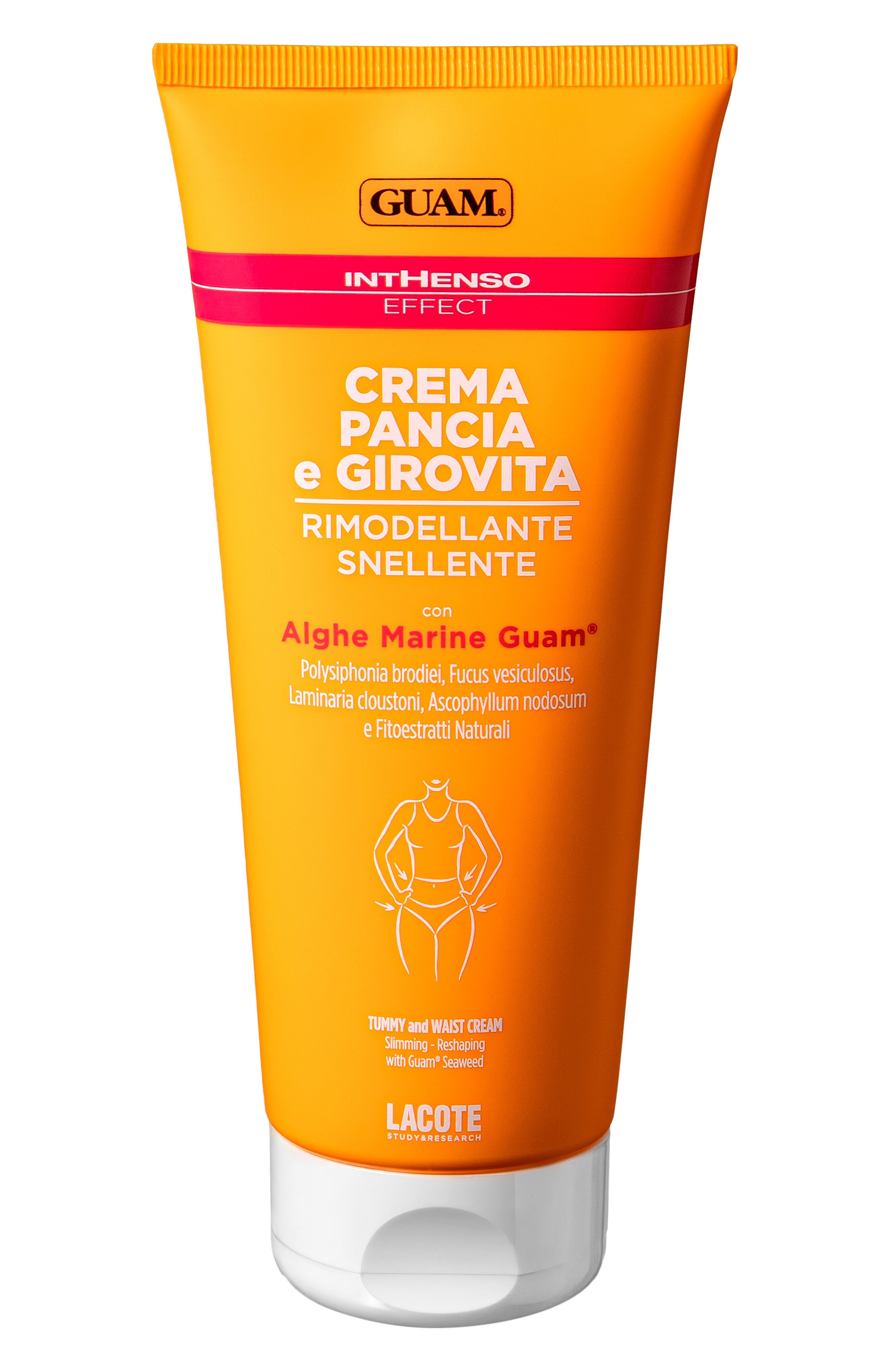 Моделирующий подтягивающий крем для живота и талии inthenso effect (200ml) GUAM бесцветного цвета по цене 6250 руб., арт. 8025021223964, фото 1 Моделирующий подтягивающий крем для живота и талии inthenso effect (200ml) GUAM, арт. 8025021223964, фото 1