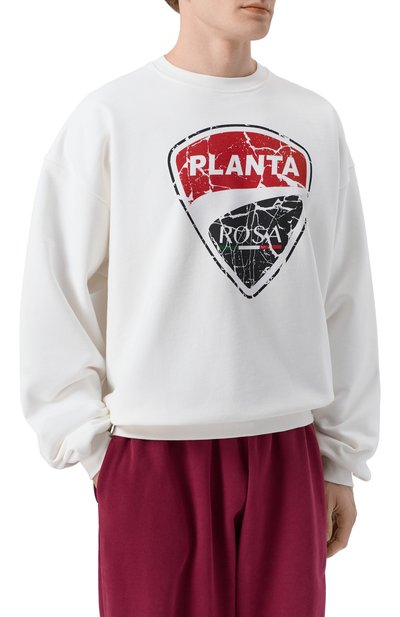 Хлопковый свитшот PLANTA ROSA, арт. PR/SW/RACE/470VELVET, фото 4