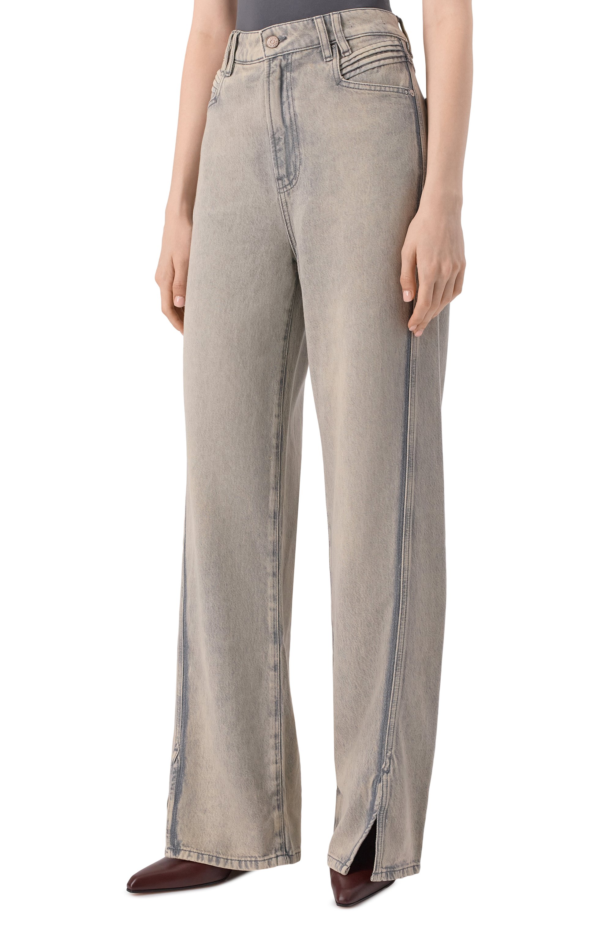 Джинсы BOSS ORANGE серого цвета по цене 21550 руб., арт. 50542436, фото 3 Джинсы BOSS ORANGE, арт. 50542436, фото 3