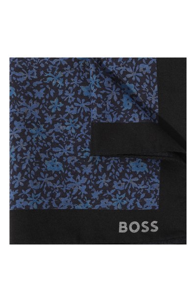 Мужской платок из хлопка и шерсти BOSS, арт. 50499597