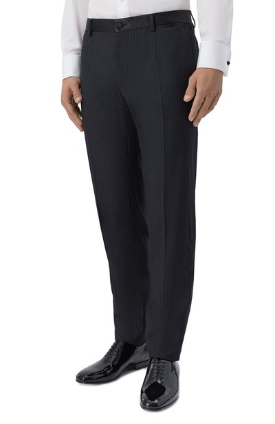 Брюки из шерсти и шелка DOLCE & GABBANA, арт. GYA5MT/FR225, фото 3