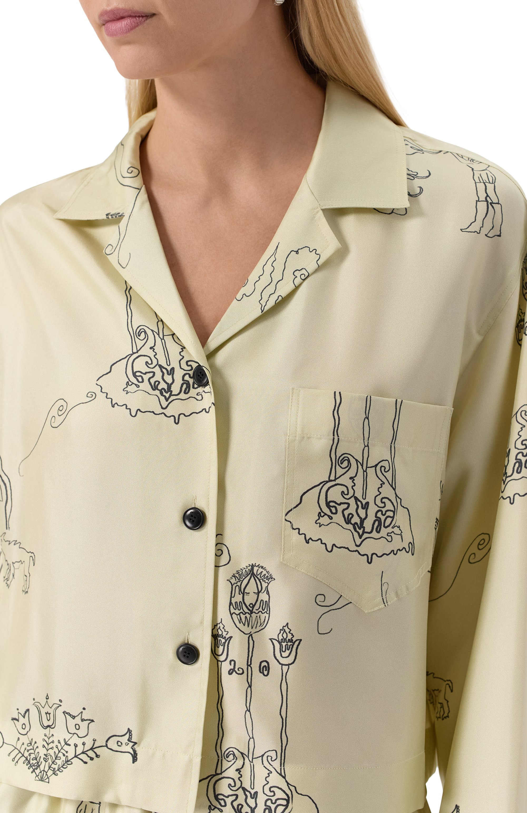 Шелковая блузка NANUSHKA, арт. NW25SSTP31250, фото 5