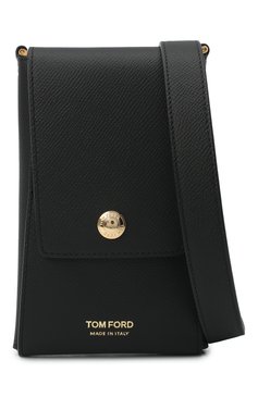 Кожаный чехол для iphone TOM FORD черного цвета, арт. S0375T-LCL081 | Фото 4 (Региональные ограничения белый список (Axapta Mercury): RU, Не проставлено; Материал: Натуральная кожа; Женское Кросс-КТ: Кожа iPhone; Нос: Не проставлено)