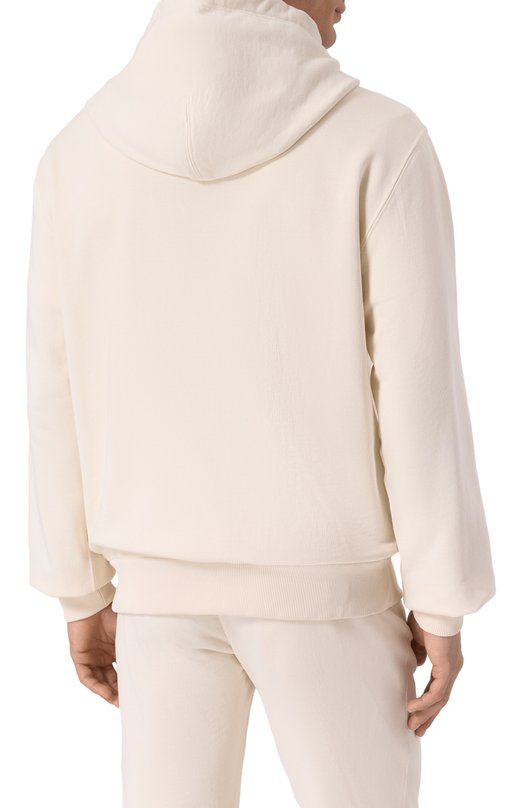 Хлопковая толстовка Dolce & Gabbana G9BGDT/G7N7B Кремовый  G9BGDT/G7N7B Фото 4