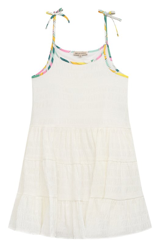 

Сарафан из вискозы Emilio Pucci, Белый