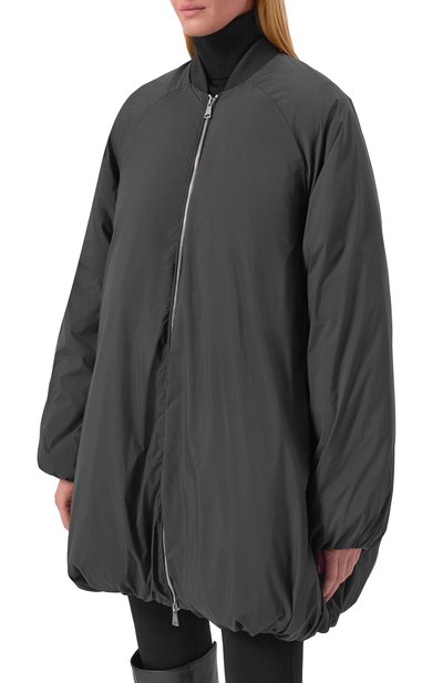 Утепленный бомбер ERIKA CAVALLINI черного цвета по цене 74750 руб., арт. P5WW12, фото 3 Утепленный бомбер ERIKA CAVALLINI, арт. P5WW12, фото 3