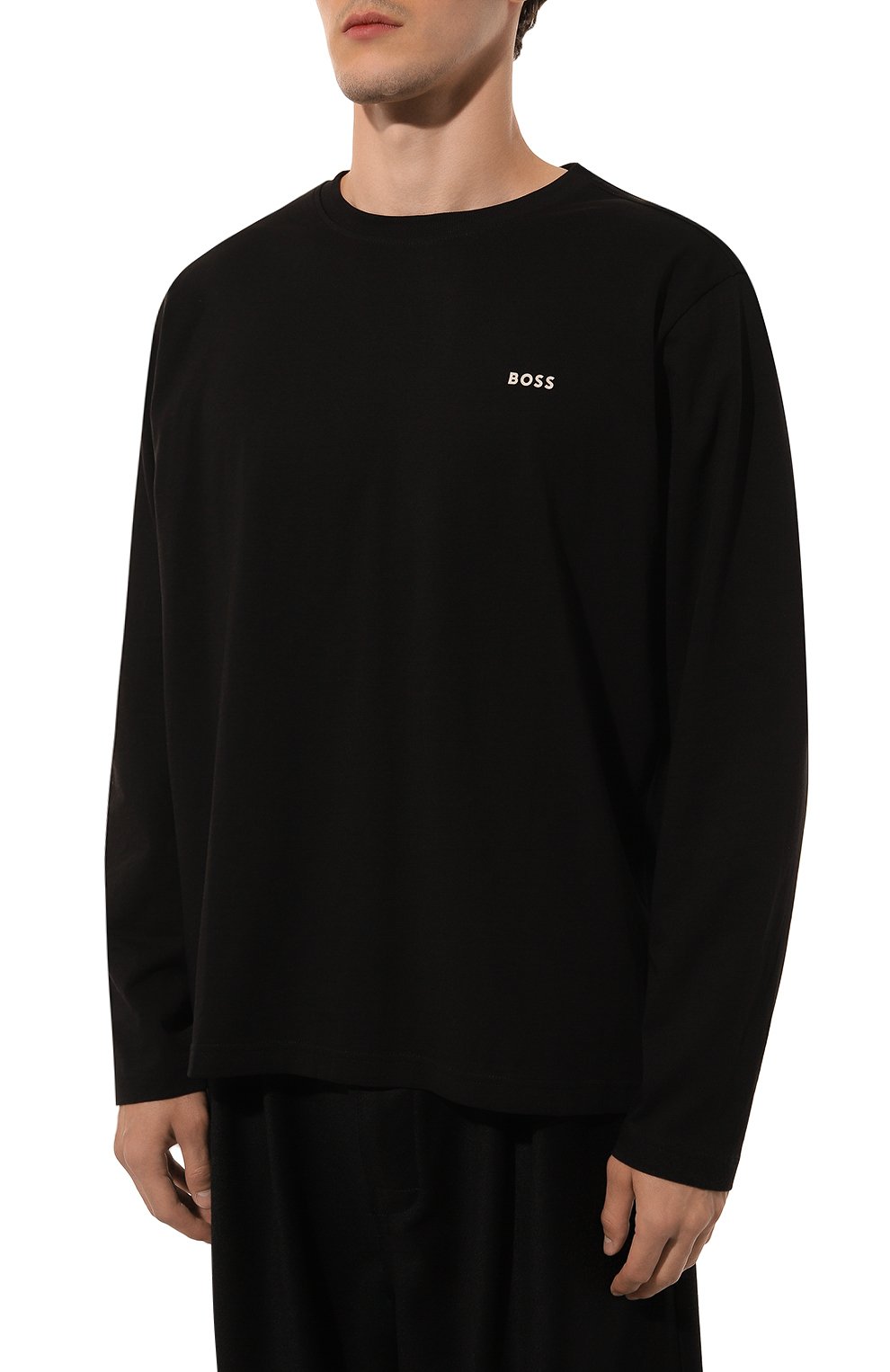 Хлопковый лонгслив BOSS ORANGE, арт. 50528213, фото 3