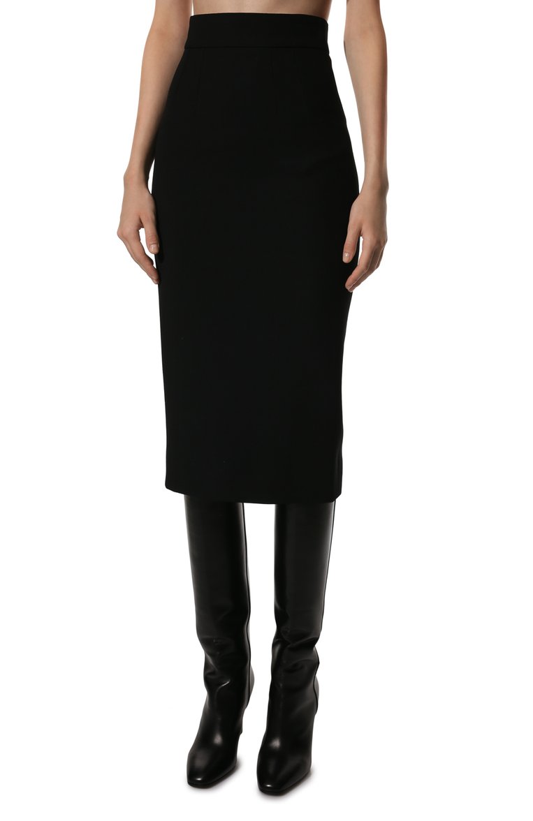 Юбка из вискозы и шерсти DOLCE & GABBANA, арт. F4CA0T/FU3QE, фото 1