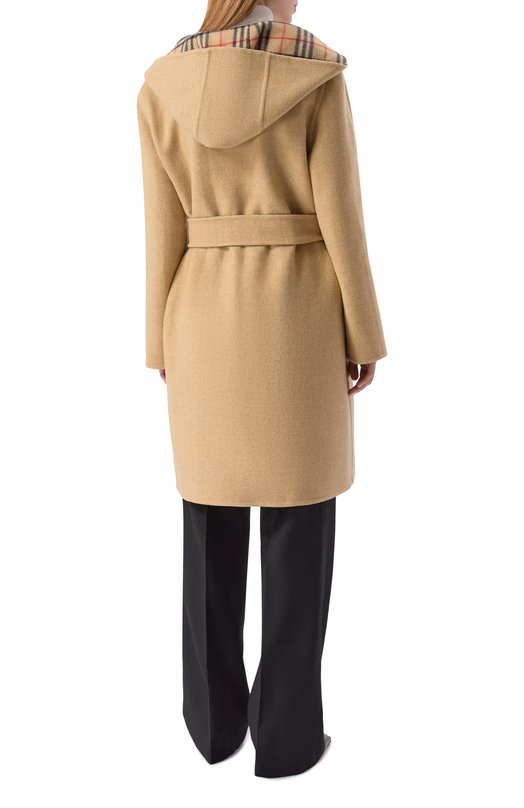Двустороннее пальто Burberry 8113069 Бежевый  8113069 Фото 4