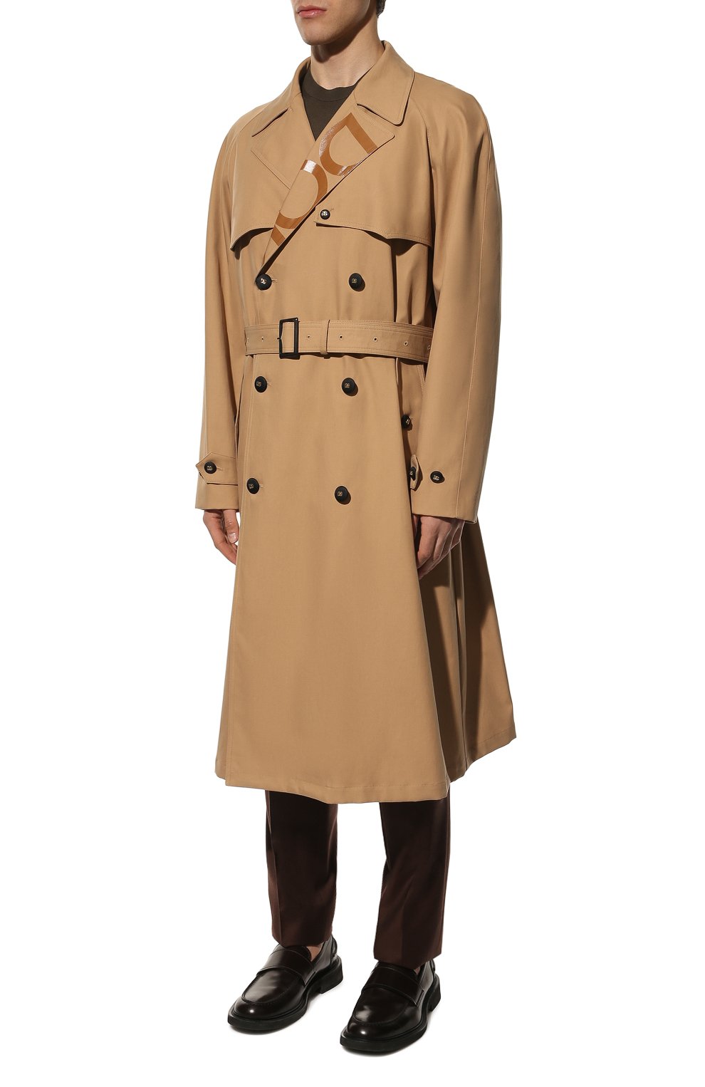 Хлопковый тренч DOLCE & GABBANA, арт. G0160T/FU6WG, фото 3