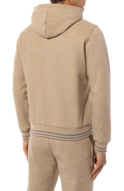 Толстовка из хлопка и шерсти CAPOBIANCO, арт. 17M409.FS00., фото 4