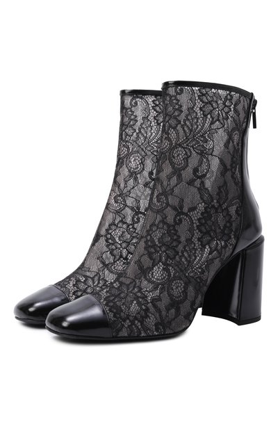 Женские комбинированные ботильоны JIMMY CHOO, арт. KISUCRYSTALAB45DYJ