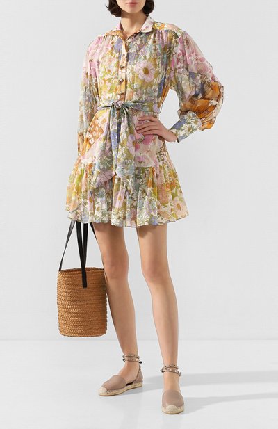 Платье из смеси хлопка и шелка ZIMMERMANN, арт. 7730DSUP, фото 2