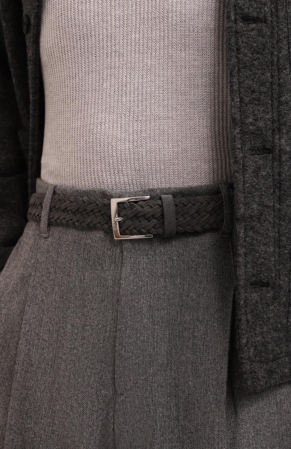 Замшевый ремень KITON, арт. USC3127N01041, фото 2