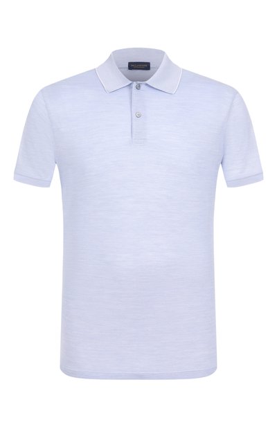 Мужское поло из хлопка и шелка PAUL&SHARK, арт. 25411240