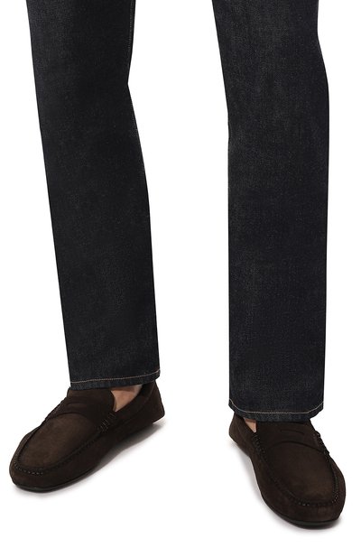 Замшевые мокасины BOSS, арт. 50492992, фото 3