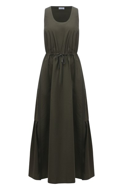 Женское хлопковое платье BRUNELLO CUCINELLI, арт. M0F79A4915