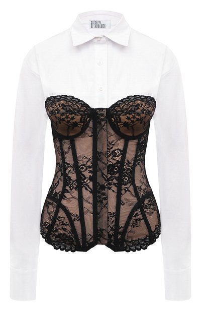 Женская хлопковая рубашка GIUSEPPE DI MORABITO, арт. 03PFT0275 03282