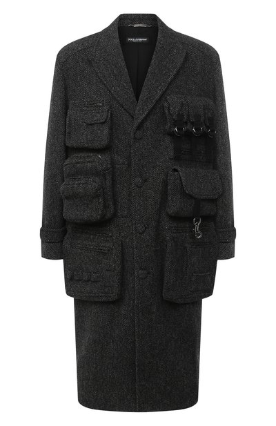 Шерстяное пальто DOLCE & GABBANA, арт. G024KT/FC2E6, фото 1