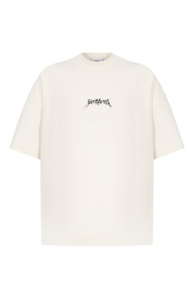 Женская хлопковая футболка VETEMENTS, арт. UH76TR600I/1000 LIGHT JERSEY
