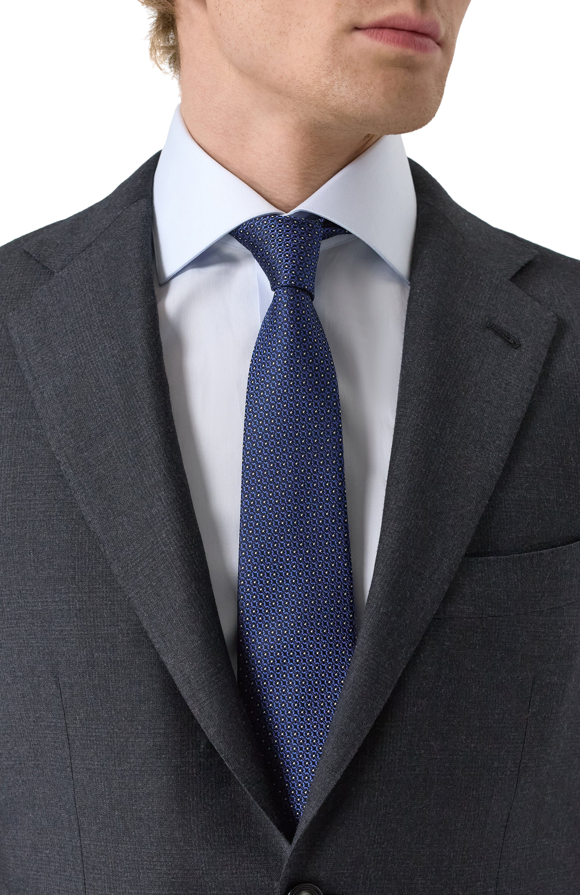 Шелковый галстук CANALI, арт. 18/HJ04235, фото 2