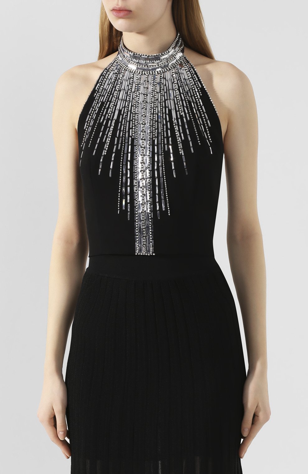 Топ из вискозы BALMAIN, арт. TF00120/P040, фото 3