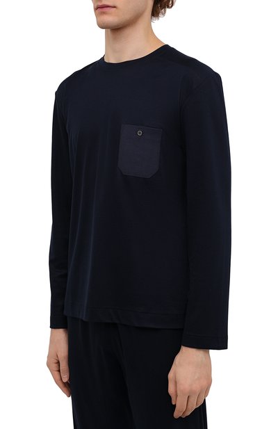 Лонгслив ZIMMERLI темно-синего цвета по цене 18800 руб., арт. 8520-21090, фото 3 Лонгслив ZIMMERLI, арт. 8520-21090, фото 3