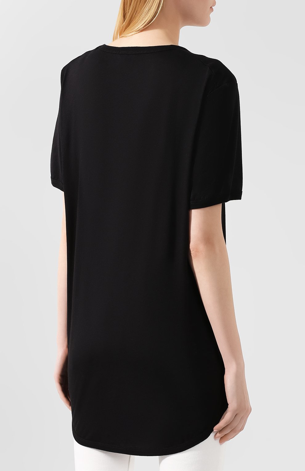 Хлопковая футболка ANN DEMEULEMEESTER, арт. 1902-3965-232-098, фото 4