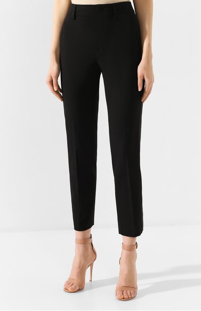 Брюки из смеси вискозы и шерсти REDVALENTINO черного цвета по цене 29950 руб., арт. SR0RBB40/4JJ, фото 3 Брюки из смеси вискозы и шерсти REDVALENTINO, арт. SR0RBB40/4JJ, фото 3