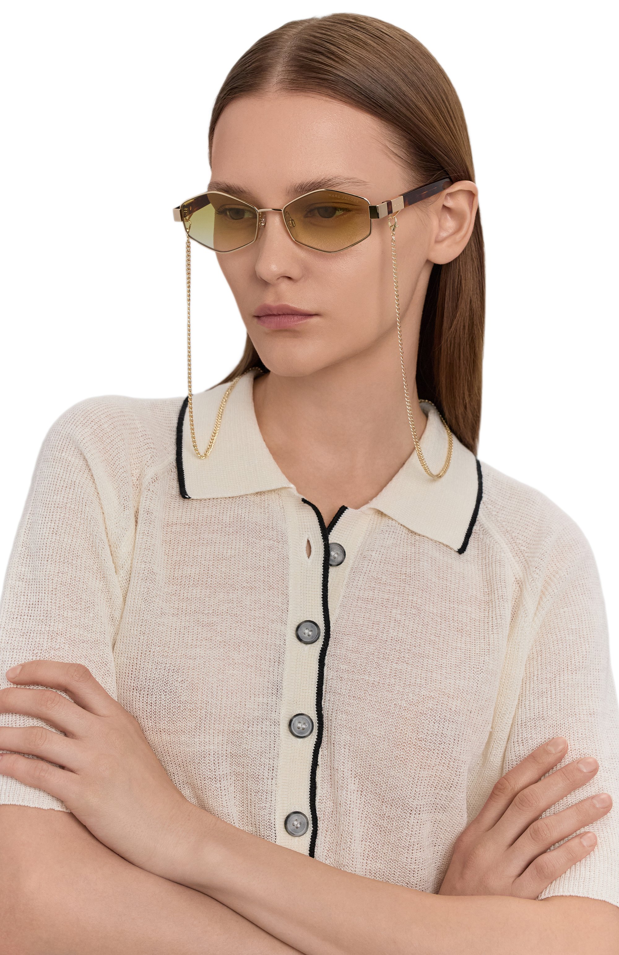 Солнцезащитные очки и цепочка MARC JACOBS (THE), арт. MARC 496 LPE, фото 2