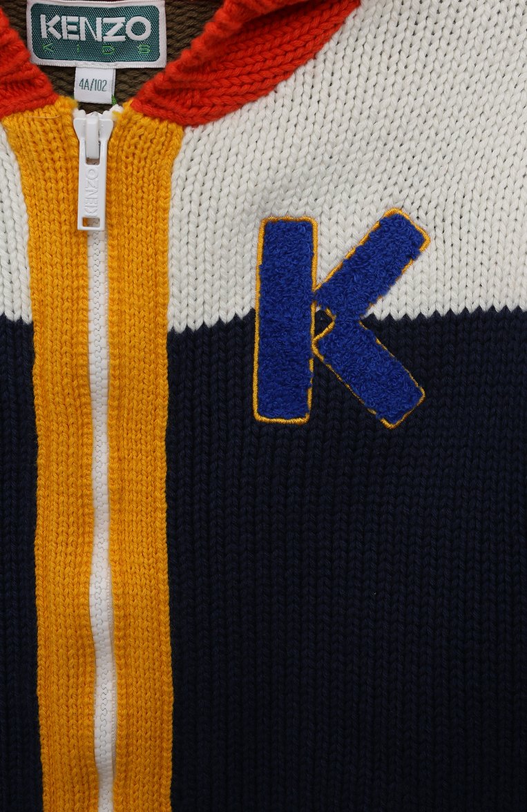 Кардиган из хлопка и шерсти KENZO, арт. K25834/3Y-5Y, фото 1
