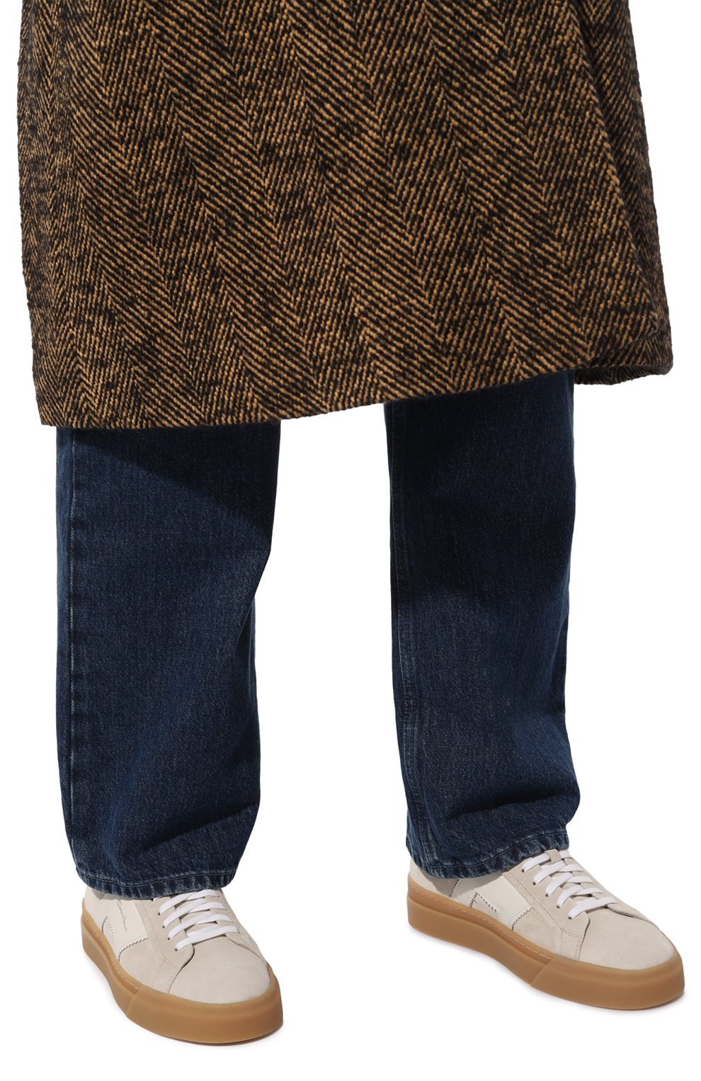 Замшевые кеды SANTONI, арт. WBGT61127FARGTW9, фото 3