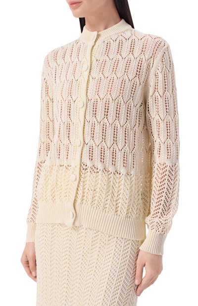 Хлопковый кардиган JIL SANDER, арт. J02HP0051/J15478, фото 3