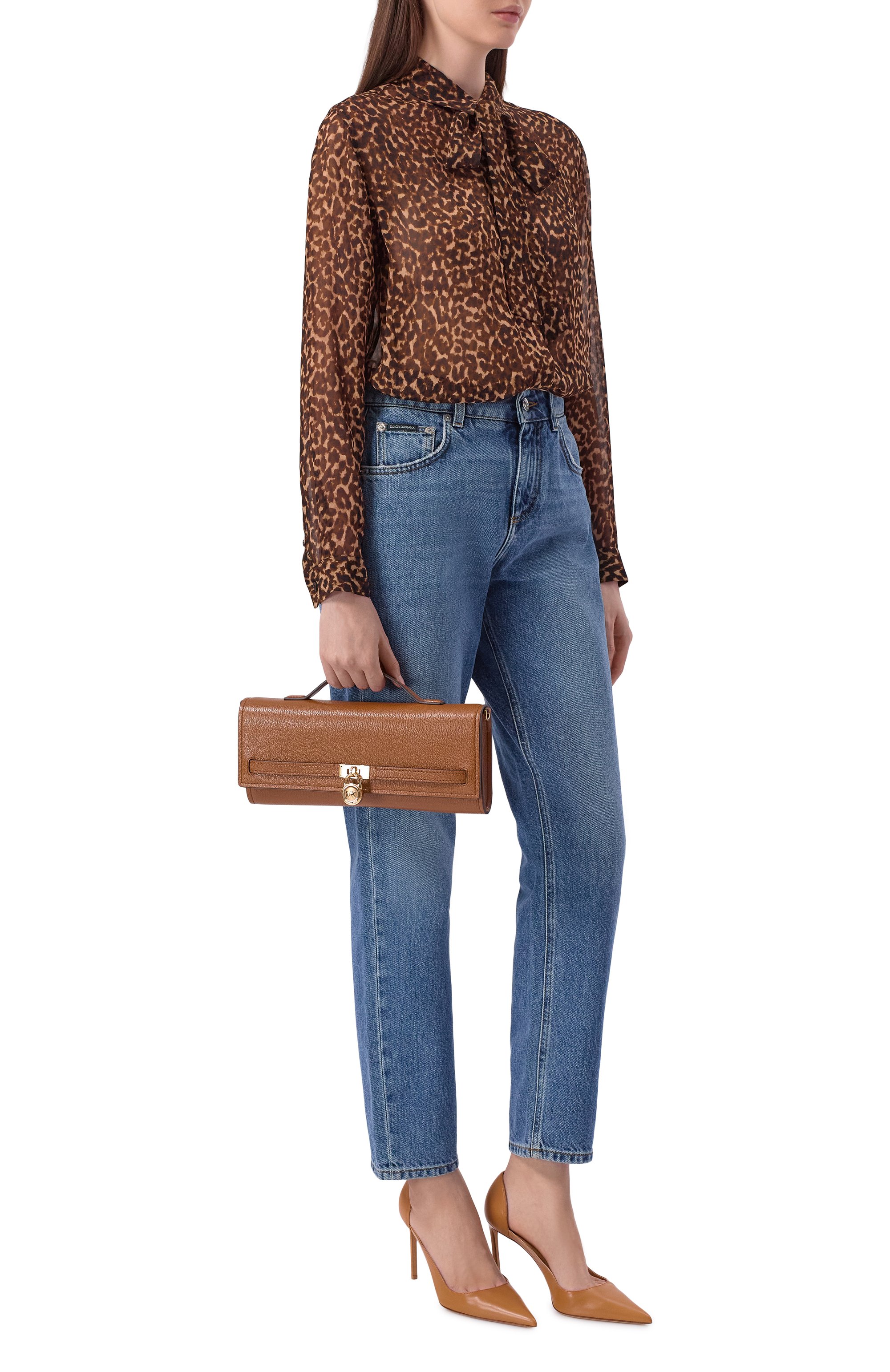 Клатч hamilton medium MICHAEL MICHAEL KORS коричневого цвета по цене 27800 руб., арт. 30F5GHMC8L, фото 3 Клатч hamilton medium MICHAEL MICHAEL KORS, арт. 30F5GHMC8L, фото 3