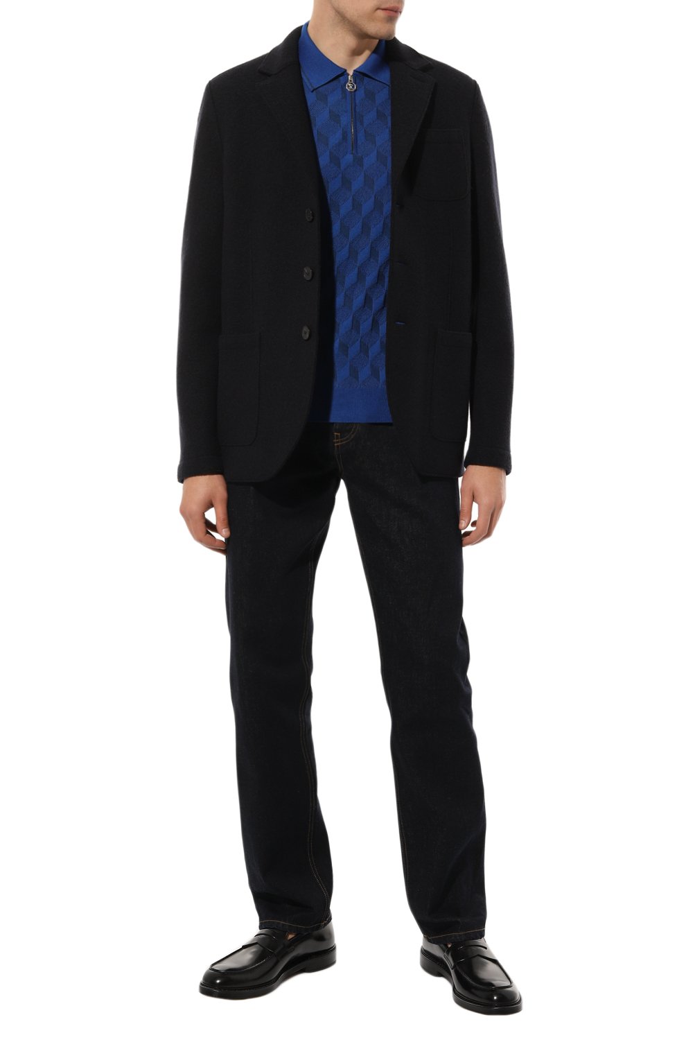 Поло из шерсти и шелка STEFANO RICCI, арт. KE08001P30/E23371, фото 2