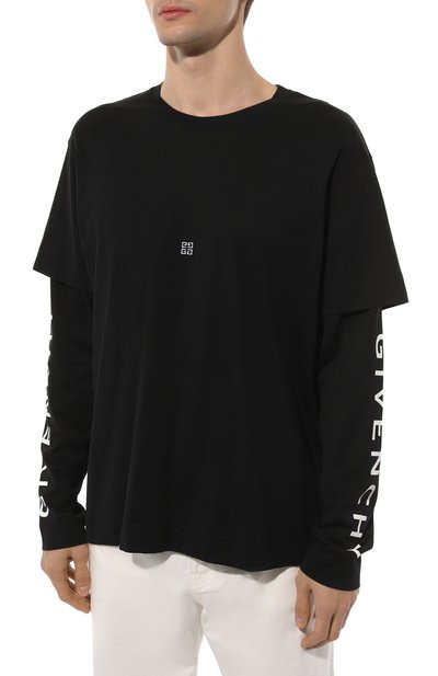 Хлопковый лонгслив GIVENCHY, арт. BM71G5/3YAM, фото 3