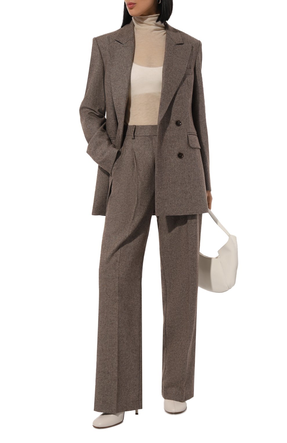 Шерстяная водолазка FREEAGE кремового цвета по цене 20200 руб., арт. W25.SW685.2000.101, фото 2 Шерстяная водолазка FREEAGE, арт. W25.SW685.2000.101, фото 2