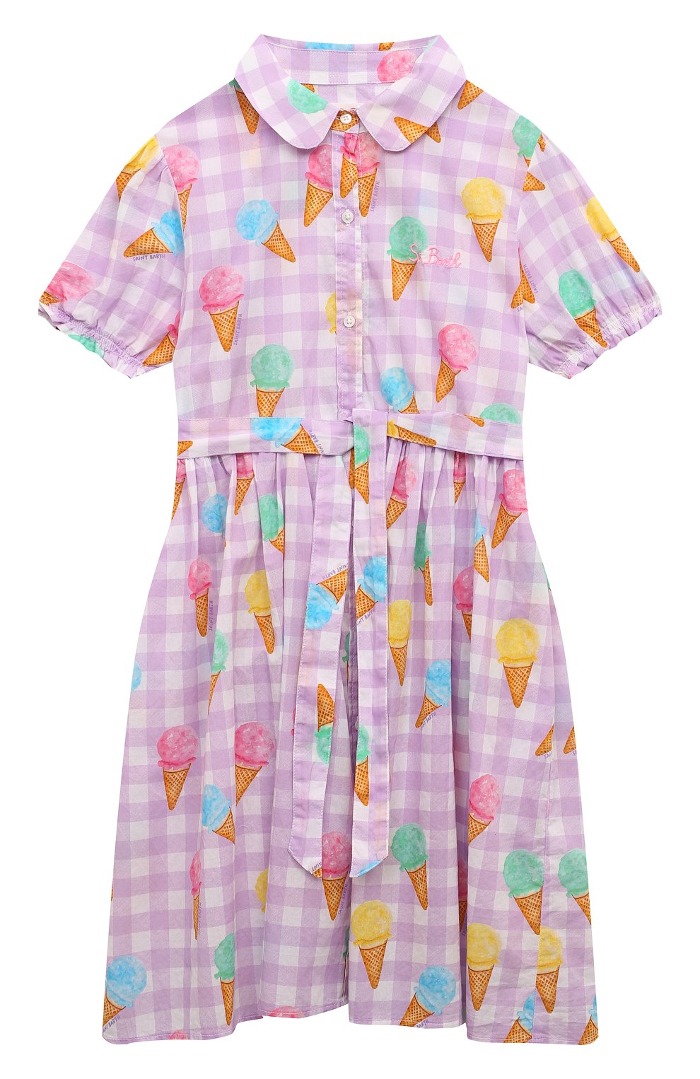 Хлопковое платье-рубашка MC2 SAINT BARTH, арт. STBK ANASTASIE JR/ANM001-, фото 1