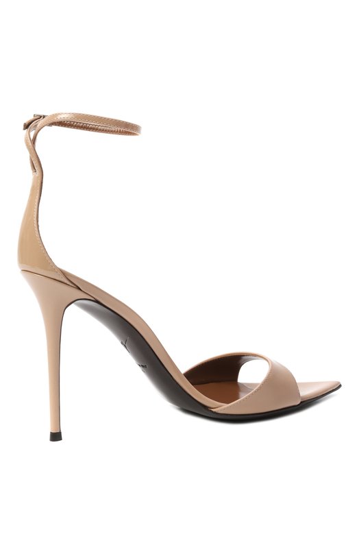 Кожаные босоножки Intriigo Strap 105 Giuseppe Zanotti Design I400005 Бежевый  I400005 Фото 5