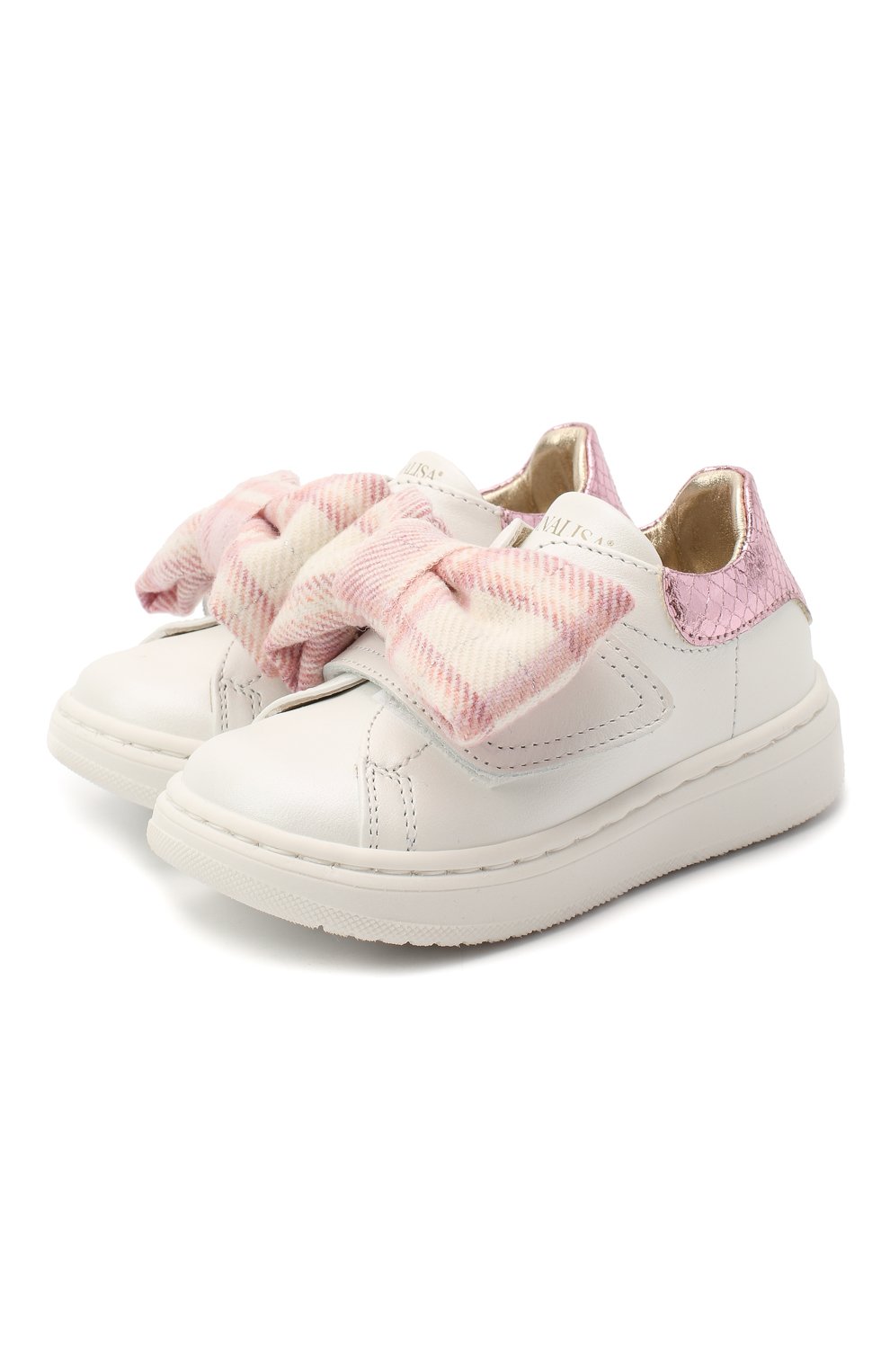 Кожаные кеды MONNALISA, арт. 836016, фото 1