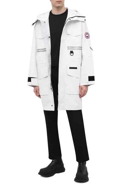 Плащ mogan CANADA GOOSE белого цвета по цене 152500 руб., арт. 8808MC, фото 2 Плащ mogan CANADA GOOSE, арт. 8808MC, фото 2