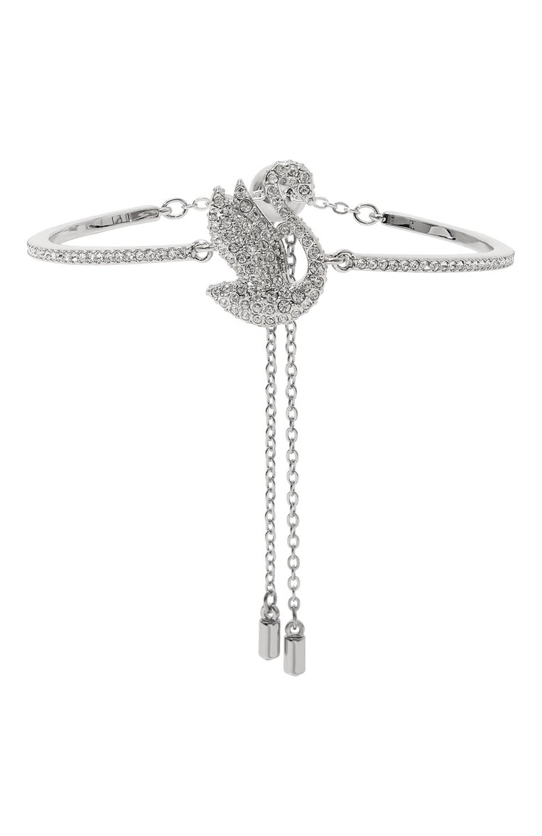 Женский браслет iconic swan SWAROVSKI серебряного цвета, арт. 5649772 | Фото 1 (Региональные ограничения белый список (Axapta Mercury): Не проставлено; Нос: Не проставлено; Материал: Металл)