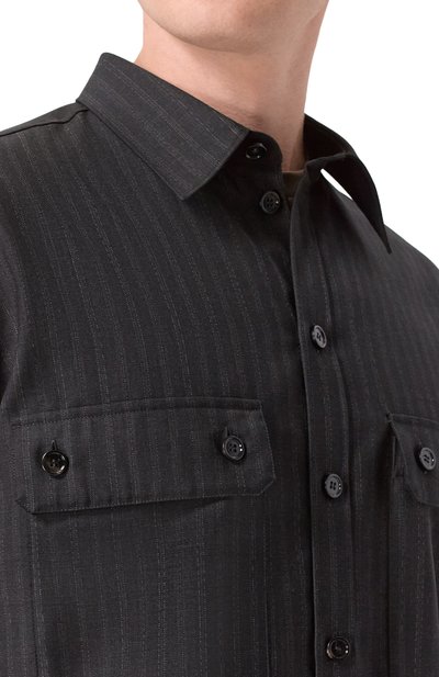 Шерстяная рубашка DOLCE & GABBANA, арт. G50G7T/FR2ZX, фото 5